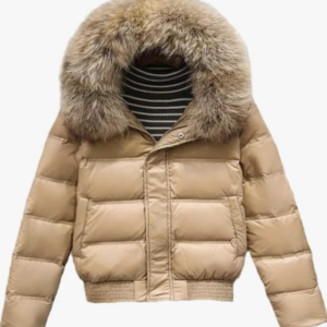 women’s fur hooded jacket